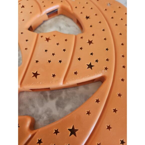 Vintage Haunted Hallow Halloween Jack-O-Lantern Lighted Pumpkin Window Display - Picture 7 of 10